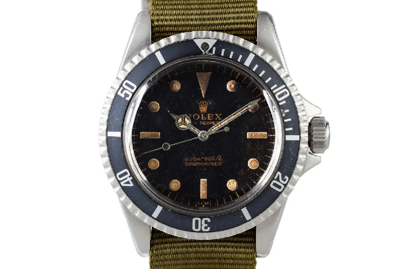 Discover the Most Popular Rolex Models Now –1963 Rolex Submariner PCG 5513 with Underline Swiss Only Gilt Dial