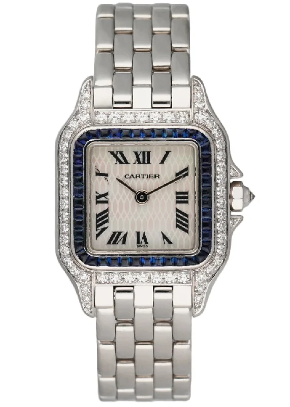 Cartier Watches: A Mark of Distinction –Cartier Panthere 18k White Gold Diamond 2362 Ladies Watch