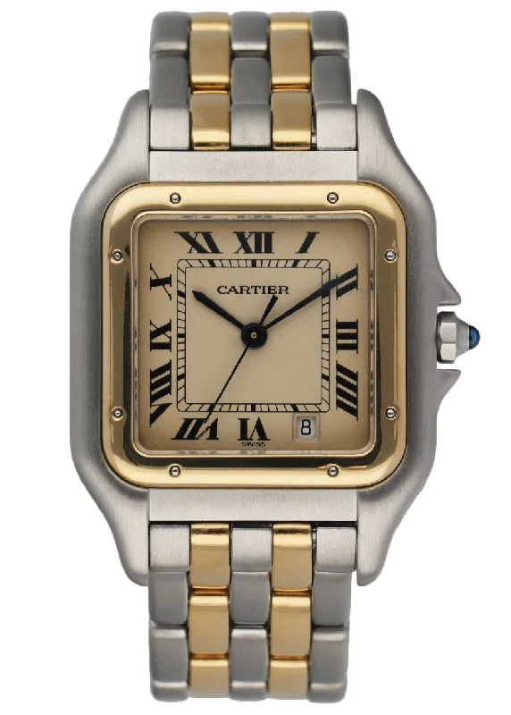 Shop Cartier Watches for Timeless Performance –Cartier Panthere 187949C Two Row Midsize Ladies Watch