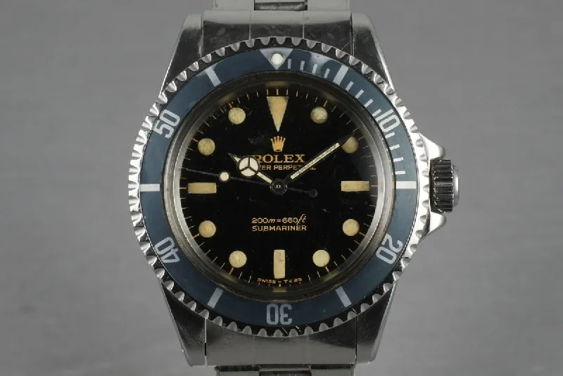 Discover Rolex’s Signature Timepieces –1965 Rolex Submariner 5513 with Bart Simpson Gilt Dial