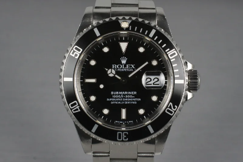 Rolex Watches: Luxury Timepieces for the Modern Age –1995 Rolex Submariner 16610