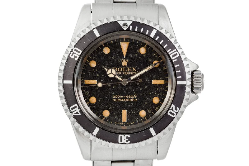 Shop for Rolex Watches with Confidence –1965 Rolex Submariner 5513 with Bart Simpson Gilt Dial