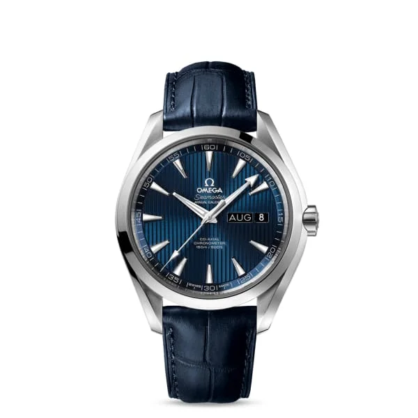 Omega Watches: Precision and Style in Every Model –Omega Seamaster 43mm Watch - Ref: 231.13.43.22.03.002 - Blue Index Dial, Blue Leather Strap