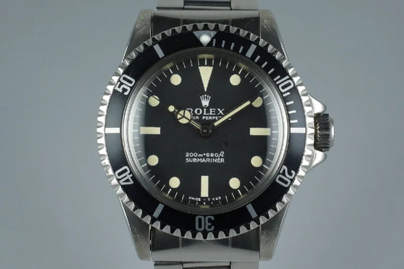 Rolex Watches: Swiss Quality and Precision –1967 Rolex Submariner 5513 Meters First Dial