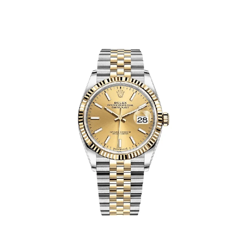 Discover Rolex Watches for a Lifetime of Luxury –Rolex Datejust 126233 Stainless Steel Yellow Gold Champagne Dial Jubilee