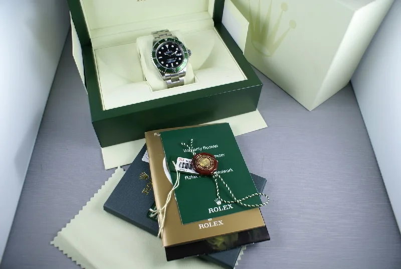 Rolex Watches: Built for the Elite –Rolex Green Submariner 16610LV Box and Papers