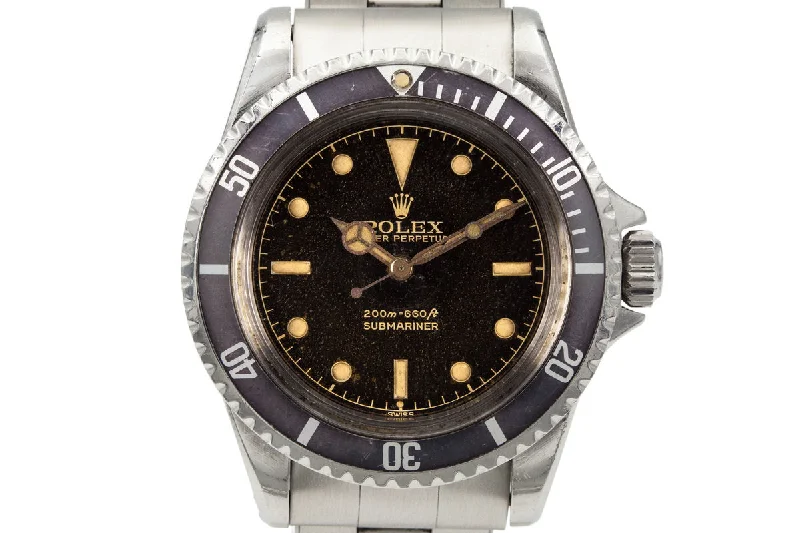 Iconic Rolex Watch Styles –1961 Rolex Submariner 5512 PCG with Tropical Brown Gilt Chapter Ring 2 Line Dial