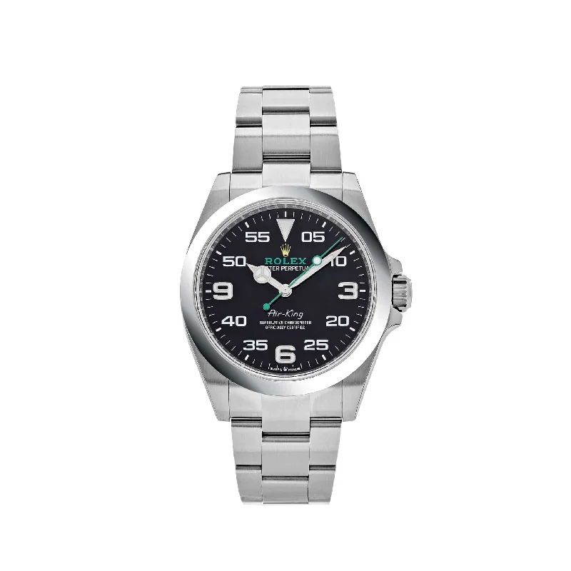 Luxury Rolex Watches Available Online –Rolex Air-King 126900 Stainless Steel Black Dial