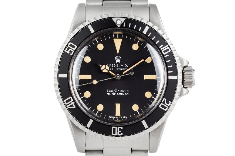 Rolex Watches: Crafted for the Discerning Few –1978 Rolex Submariner 5513 Serif Dial