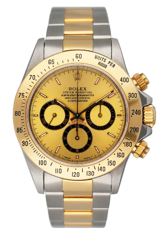 Find Exclusive Rolex Models for Timeless Elegance –Rolex Daytona 16523 Zenith Champagne Dial Mens Watch