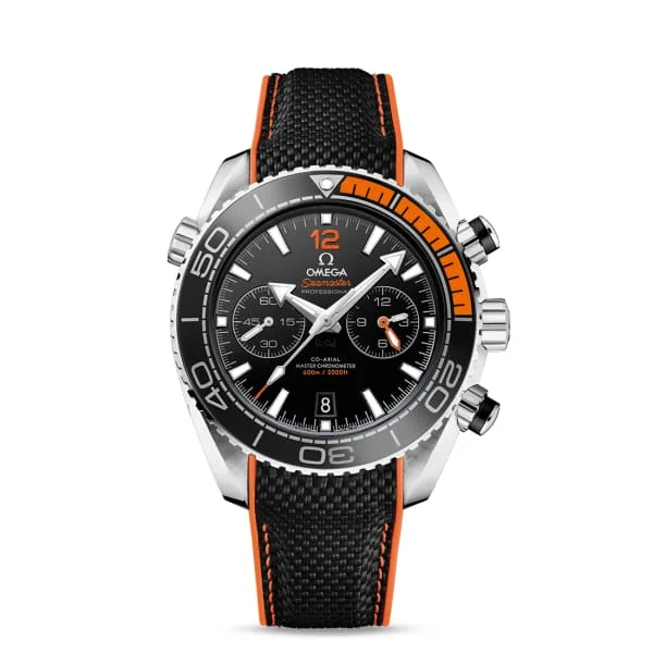 Omega Watches: Crafted for Ultimate Luxury –Omega Seamaster 46mm Watch - Ref: 215.32.46.51.01.001 - Black Chronograph Index Dial, Black NATO Strap