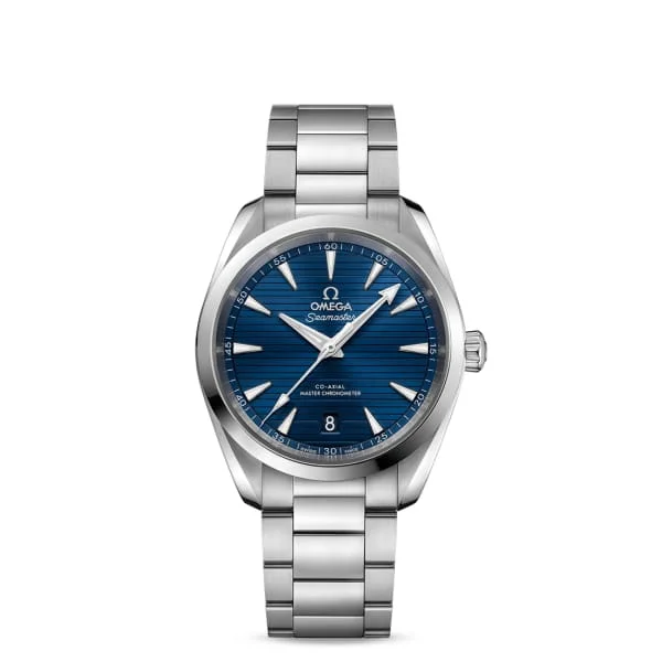 Omega Watches: Iconic Models for the Modern Collector –Omega Seamaster 38mm Watch - Ref: 220.10.38.20.03.001 - Blue Index Dial, Stainless Steel Bracelet