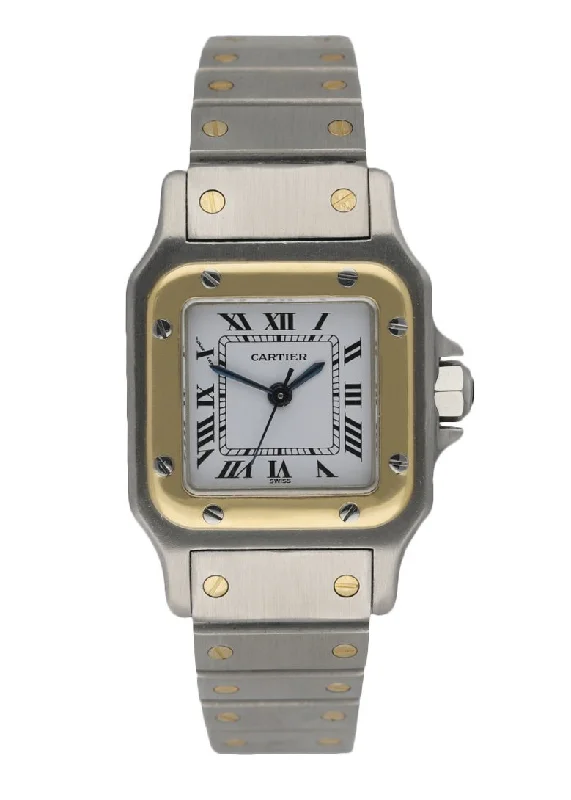 Find Cartier Watches for the Ultimate Luxury Look –Cartier Santos Galbee Two Tone Ladies Watch