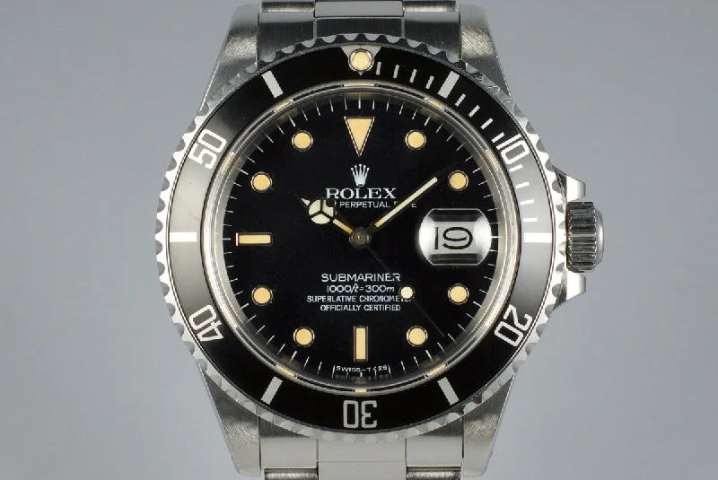 Rolex Watches with Unmatched Craftsmanship –1987 Rolex Submariner 168000