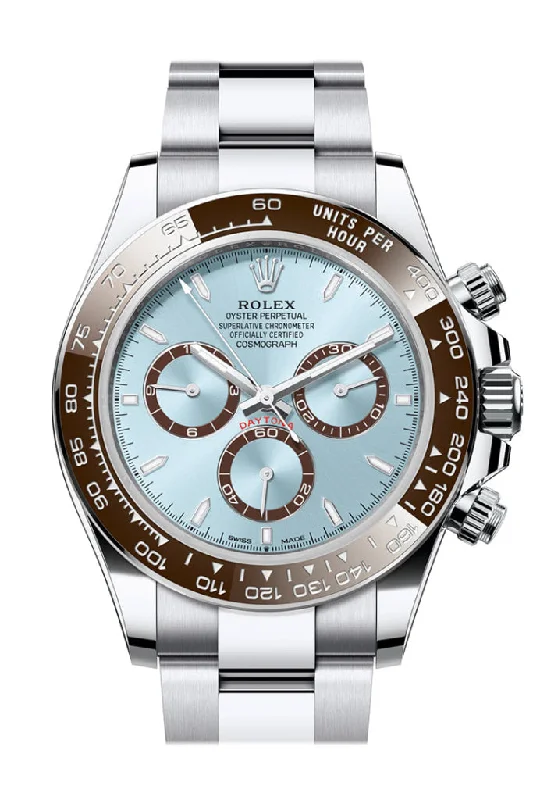 Shop Rolex Watches for the Elite Collector –Rolex Daytona 40 Ice Blue Dial Platinum Mens Watch 126506