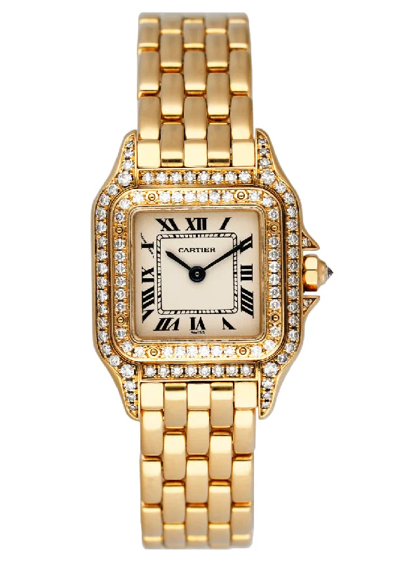 Cartier Watches: Built for Timeless Style –Cartier Panthere 1280 18K Yellow Gold Diamonds Ladies Watch