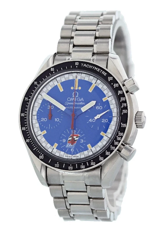 Shop Omega Watches for Classic Designs –Omega Speedmaster Reduced 3510.80.00 Schumacher Men's Watch