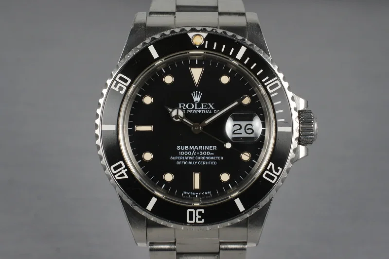 Find Your Perfect Rolex Watch for Every Moment –1987 Rolex Submariner 168000