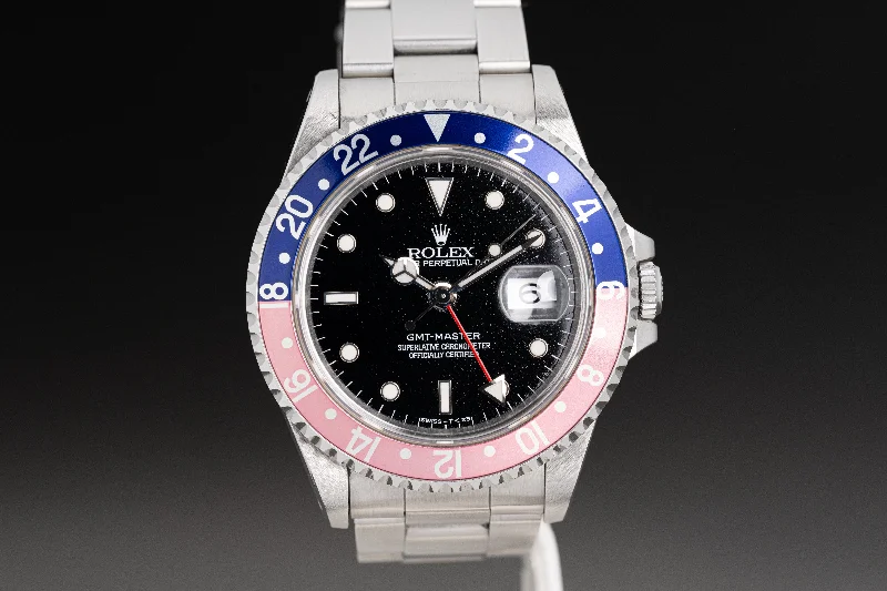 Find the Latest Rolex Models Here –1996 Rolex GMT-Master 16700 Faded Pepsi Bezel Box & Papers