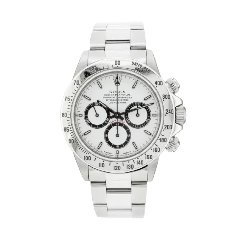 Rolex Watches: Precision Meets Perfection –Rolex Daytona 16520 Zenith Movement Stainless Steel White Dial