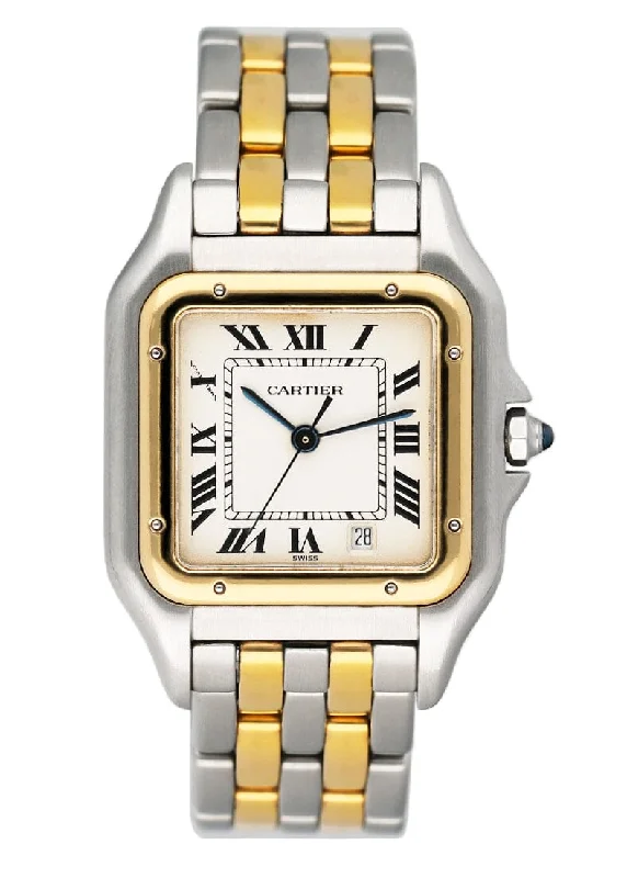 Shop Cartier Watches for the Ultimate Experience –Cartier Panthere W25028B6 Midsize Two Tone Ladies Watch