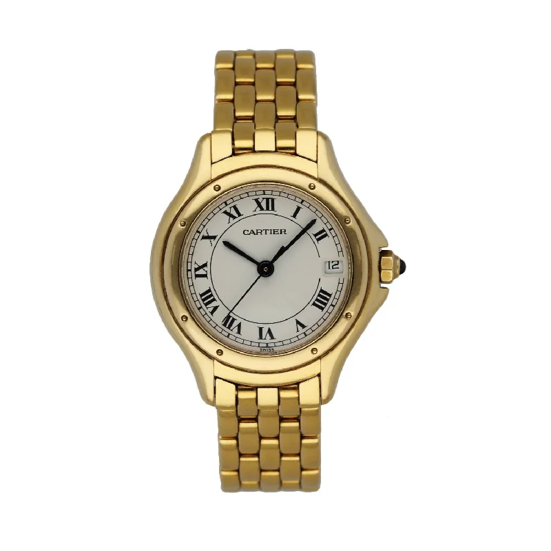 Shop Cartier Watches for Unmatched Quality –Cartier Panthere Cougar 887906 18k Yellow Gold Ladies Watch