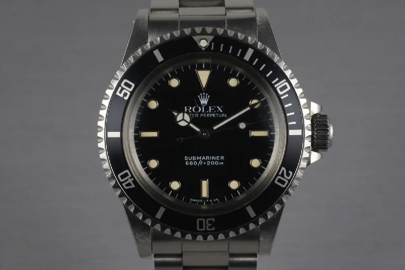 Rolex Watches: Crafted for Perfection and Luxury –1991 Rolex Submariner 5513 very late E serial