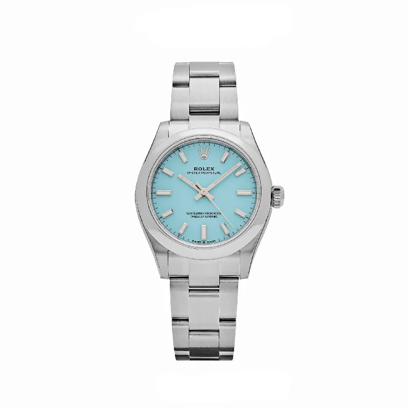 Rolex Watches: Crafted for the Most Discerning Buyers –Rolex Oyster Perpetual 277200 'Ladies' Stainless Steel Tiffany Blue Turquoise Dial (2024)