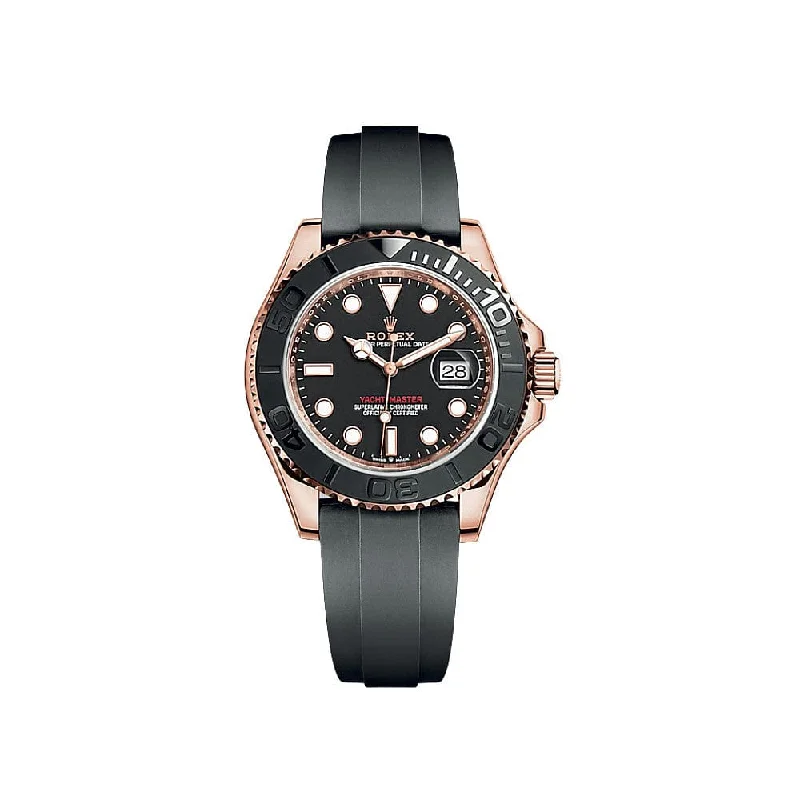 Rolex Watches for Men –Rolex Yacht-Master 268655 Rose Gold Black Dial