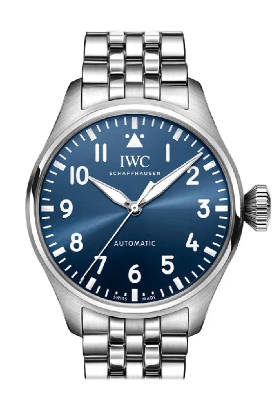 Discover IWC Watches with Classic Elegance –IWC Big Pilot On Bracelet Blue Dial Watch IW329304