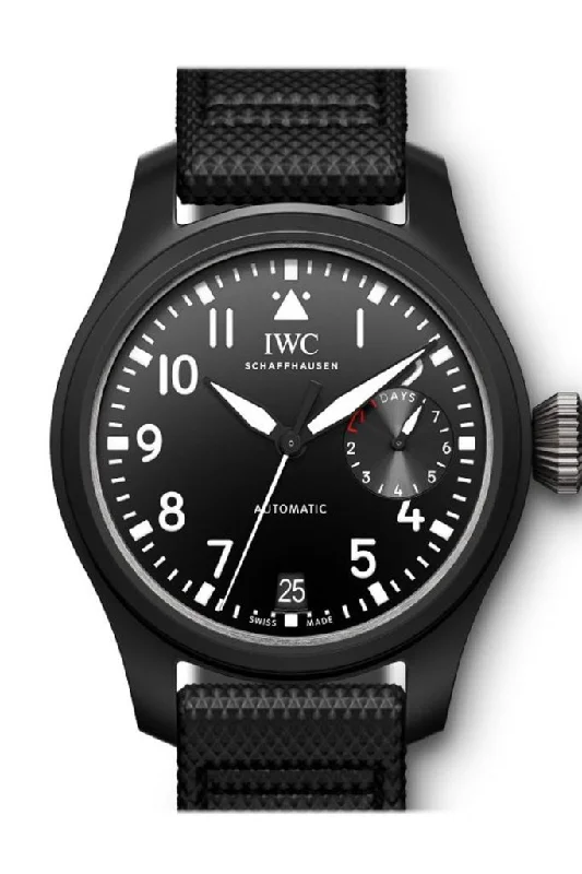 Shop IWC Watches for Impeccable Design –IWC Big Pilot Top Gun Automatic Black Dial 46mm Men's Watch IW502001