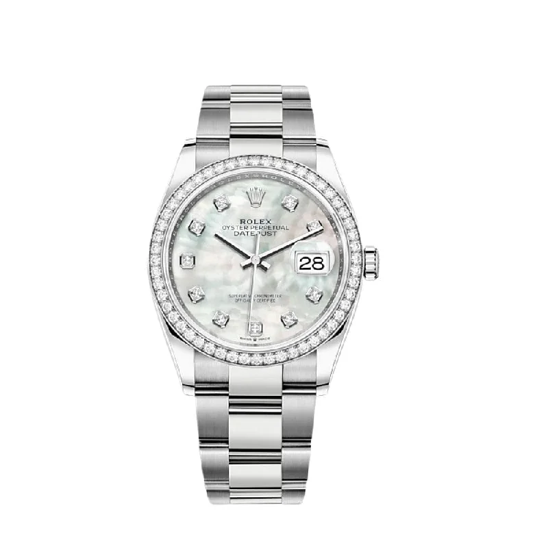 Discover Rolex Watches: A Mark of Excellence –Rolex Datejust 126284RBR Stainless Steel White Gold Mother of Pearl Dial