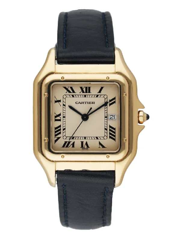 Shop Cartier Watches for Iconic Design –Cartier Panthere 18K Yellow Gold Large Watch