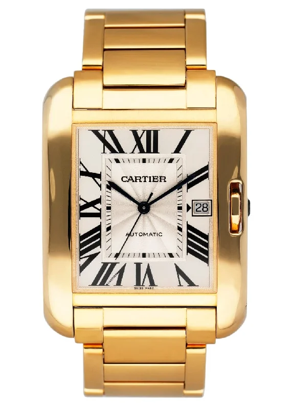 Discover the Beauty of Cartier Watches –Cartier Tank Anglaise W5310018/3505 18K Yellow Gold  Mens Watch