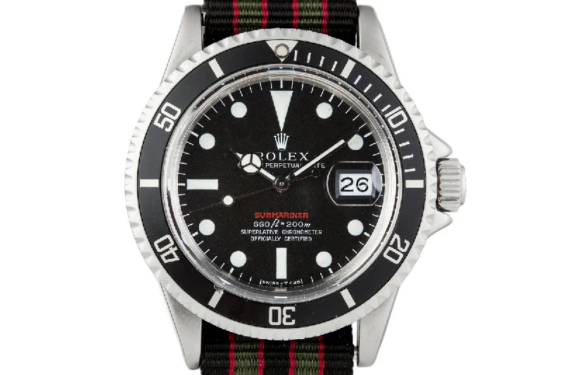 Shop for Classic Rolex Watches Today –1972 Rolex Red Submariner 1680 Mark IV Dial