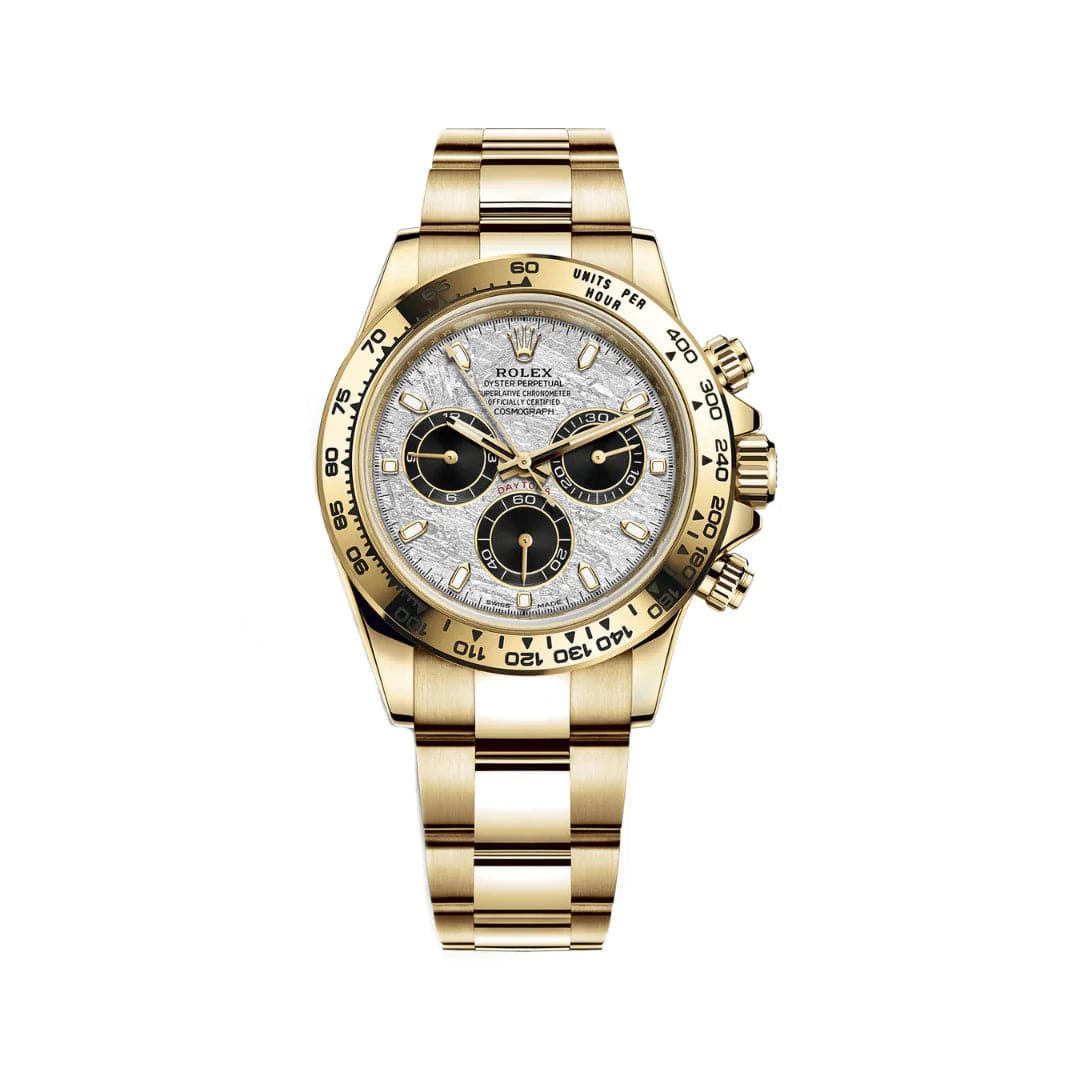 Find Your Signature Rolex Watch –Rolex Daytona 116508 Yellow Gold Meteorite Dial