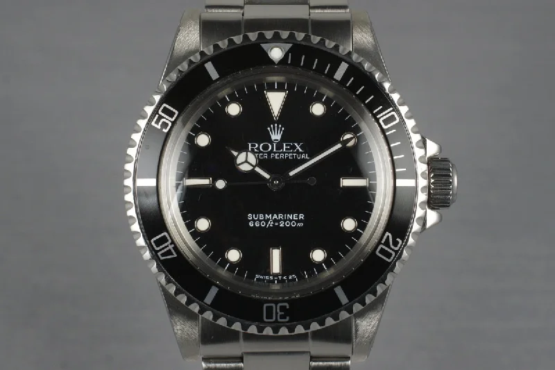 Shop for Authentic Rolex Watches –1985 Rolex Submariner 5513 with Box and Papers