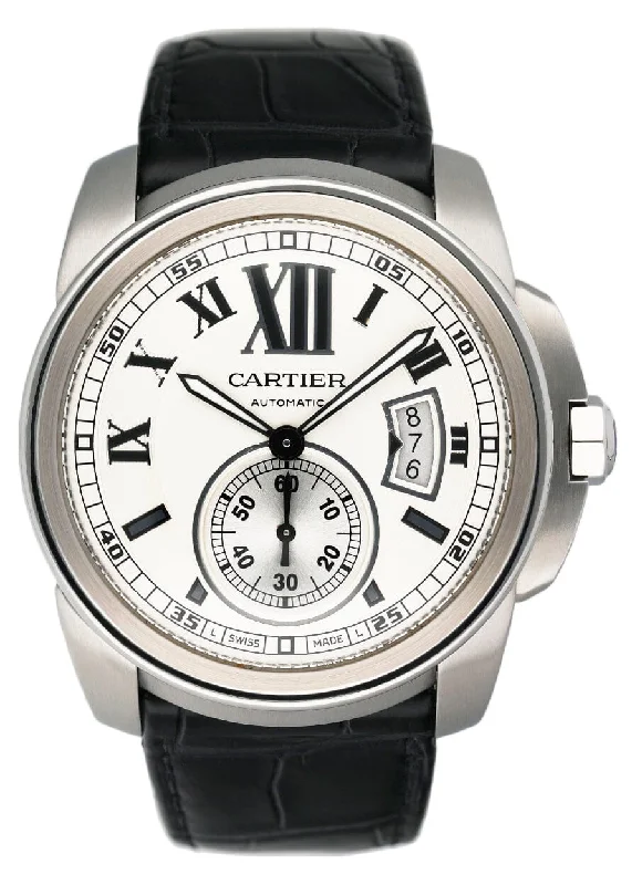 Discover Cartier’s Signature Timepieces –Cartier Calibre Large W7100015 Steel Mens Watch