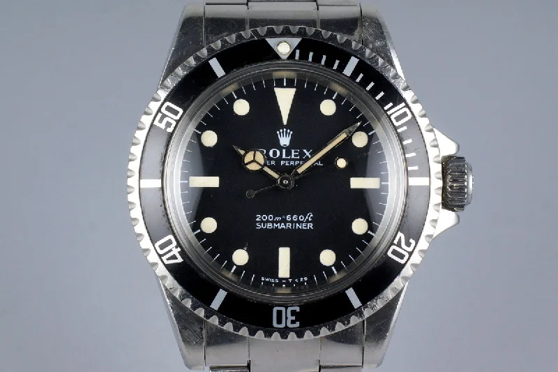 Rolex Watches: Precision Meets Timeless Elegance –1968 Rolex Submariner 5513 Meters First