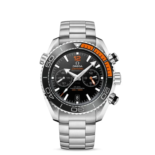 Find Omega Watches with Superior Craftsmanship –Omega Seamaster 46mm Watch - Ref: 215.30.46.51.01.002 - Black Chronograph Index Dial, Stainless Steel Bracelet