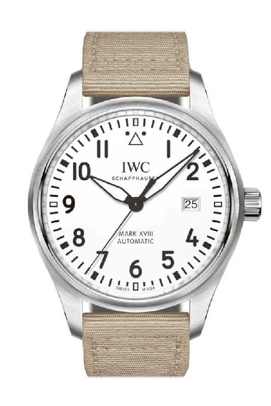 IWC Watches: Where Luxury Meets Precision –IWC Pilot's Watch Mark XVIII Antoine de Saint Exupery White Dial IW327017