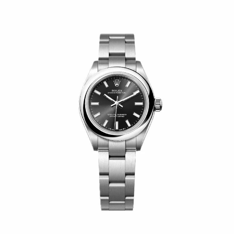 Shop Rolex Watches for Lasting Value –Rolex Oyster Perpetual 276200 'Ladies' Stainless Steel Black Dial