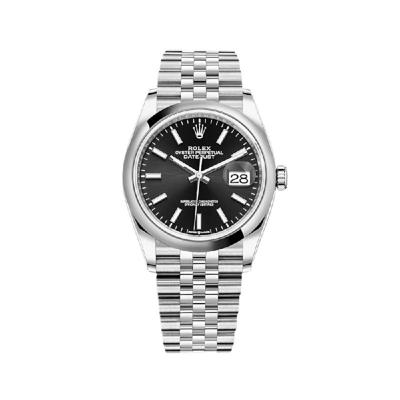 Discover Your Next Rolex Watch Today –Rolex Datejust 126200 Stainless Steel Black Dial Jubilee