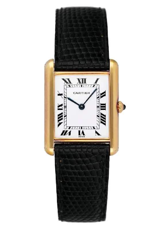 Discover Cartier Watches for Your Style –Cartier Tank Paris Quartz 18K Yellow Gold Ladies Watch