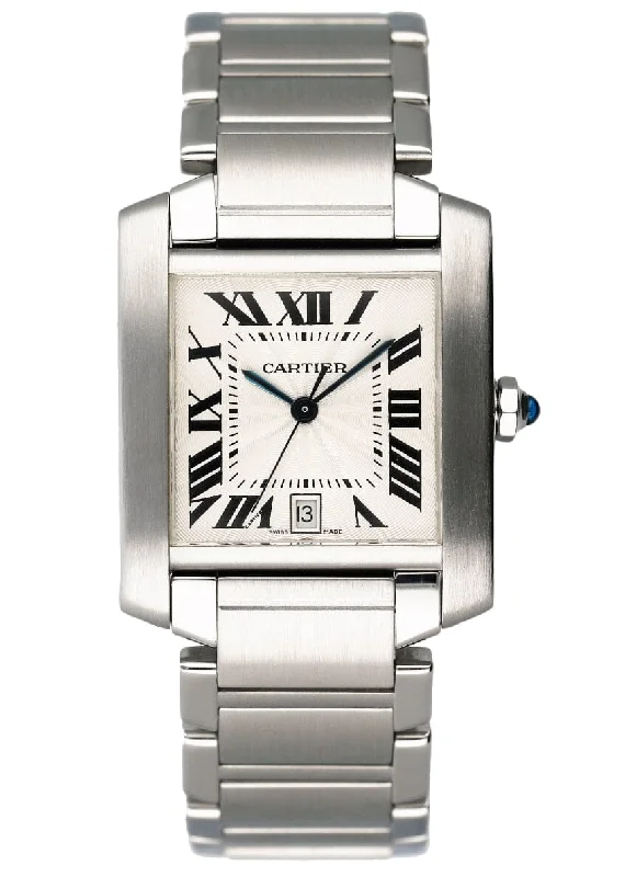 Explore Cartier’s Timeless Watch Collection –Cartier Tank Francaise W51002Q3 Stainless Steel Mens Watch