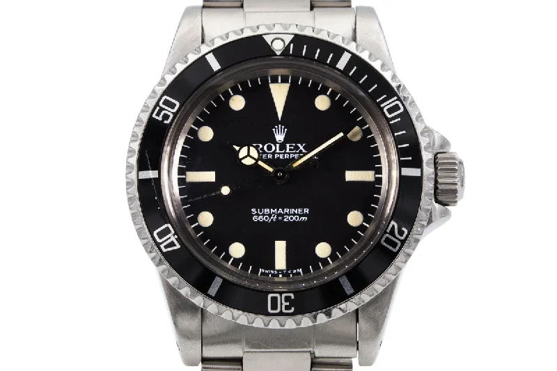 Rolex Watches: Luxury and Precision Combined –1982 Rolex Submariner 5513 Mark V Maxi Dial