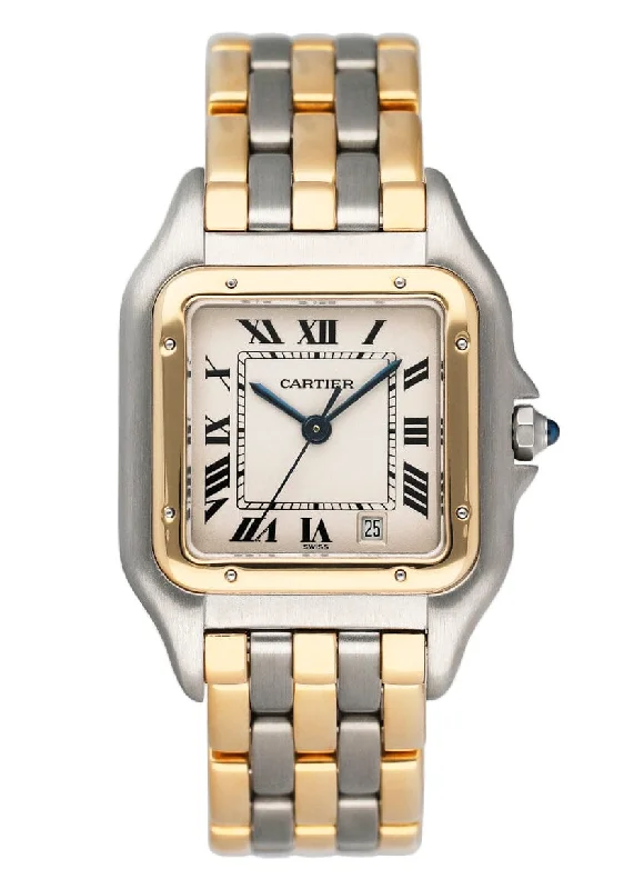 Discover Cartier Watches with Luxurious Craftsmanship –Cartier Panthere 83083244 Three Rows Midsize Ladies Watch