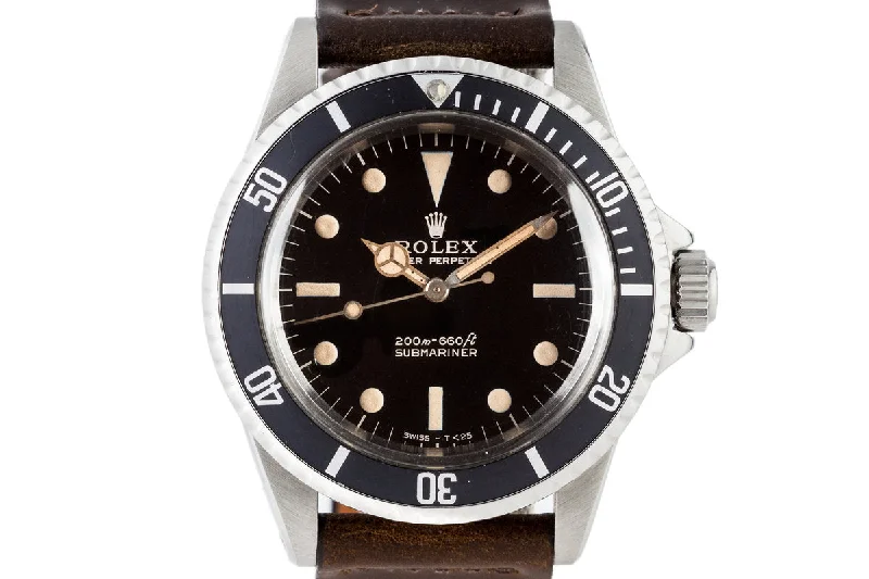 Premium Rolex Timepieces –1965 Rolex Submariner 5513 Glossy Gilt Dial