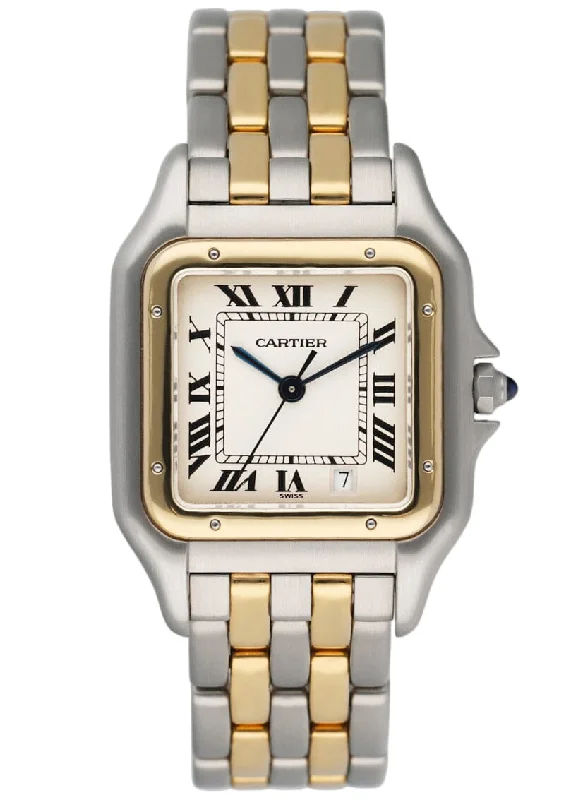 Cartier Watches: Crafted for the Elite –Cartier Panthere 83949 Two Rows Midsize Ladies Watch Box Papers