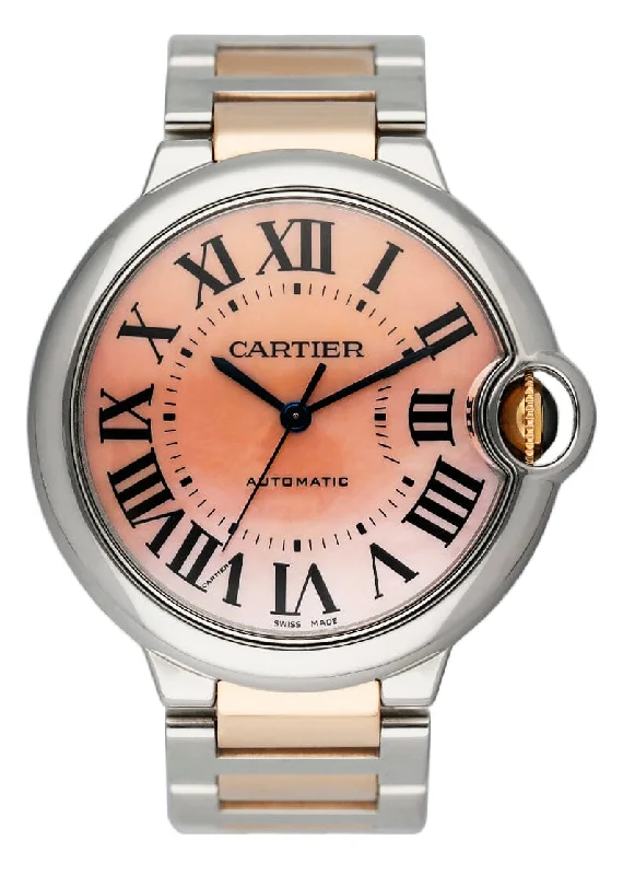 Cartier Watches: Luxury Timepieces for You –Cartier Ballon Bleu W6920033 MOP Two-Tone Rose Gold Ladies Watch